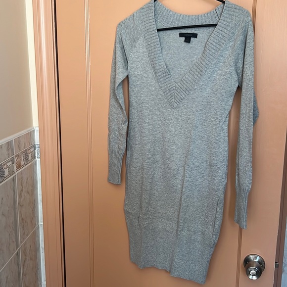 Express | Sweaters | Express Grey Sweater Dress Size Xs | Poshmark